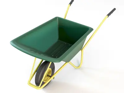 Garden Wheelbarrow 3D model