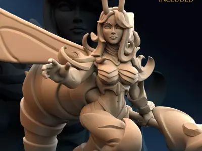 Wasp Warrior Gilded Stinger E 3D print model