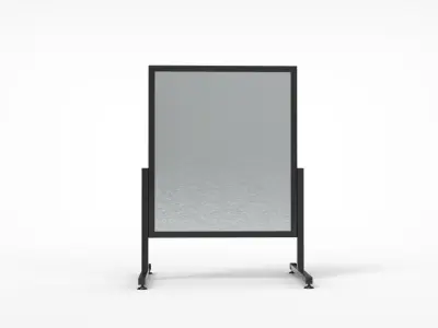 Outdoor Advertising Stand V1 3D model