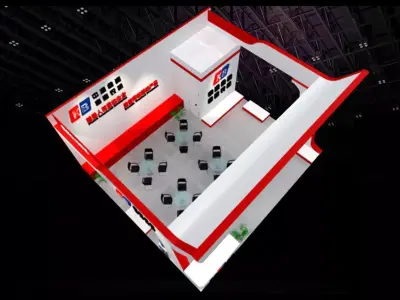 Exhibition - Area -7X8-3DMAX2012-028 3D model
