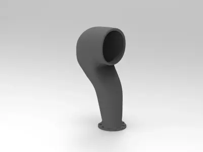 ventilation pipe behind the barbette Free 3D print model