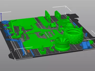 RC Truggy 1 10 Off Road Racing Car 3D Model High Detail 3D print model