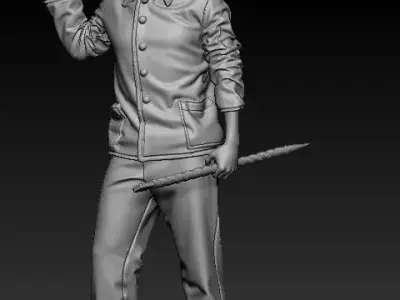 German gantry crane operator no2 3D print model