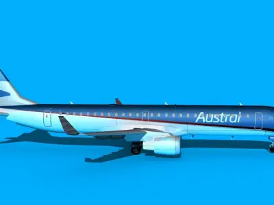 Embraer Emb-190 Austral 3D model