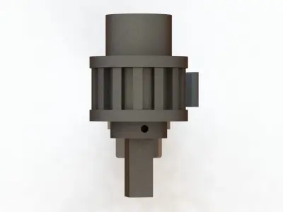 Chave Catraca 1-2 Pol Ratchet 3D model