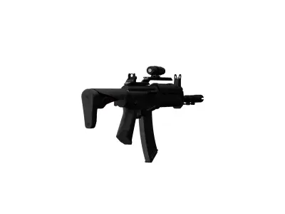 Assault rifle 3D model