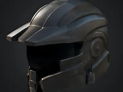 Spartan MJOLNIR Helmet HALO Free 3D print model