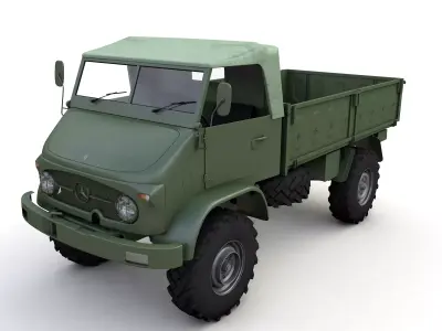 Mercedes Unimog S 404 1955 3D model