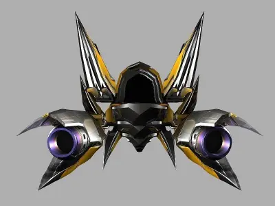 Stinger Aircraft Low-poly 3D model
