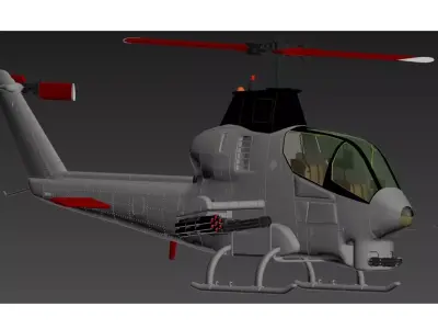 cobra helicopter Free 3D model