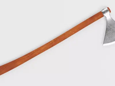 -Battleaxe V3- Low-poly 3D model