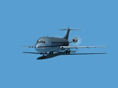 Boeing 7X7-2 Jet Fan V208 3D model