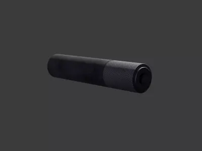 AUG Arms QD Suppressor Low-poly 3D model