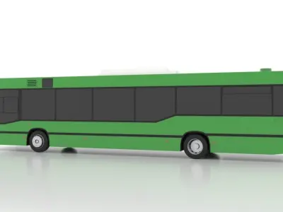 Mercedes-Benz O405N2 France Low Low-poly 3D model