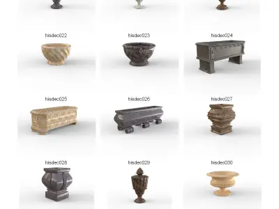DOSCH 3D - HISTORIC DECORATION V2 3D model