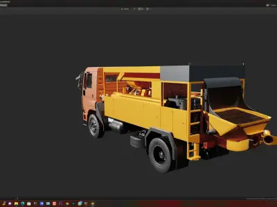 Ashok leyland truck Exterior model 3D model