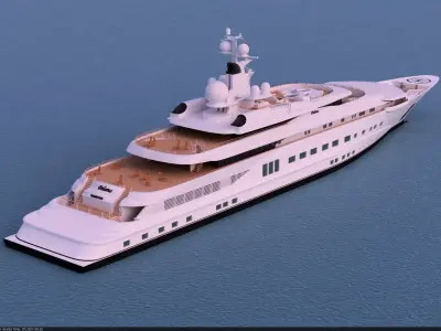 Superyacht Pelorus 3D model