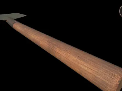Shovel Version 1 Low-poly 3D model