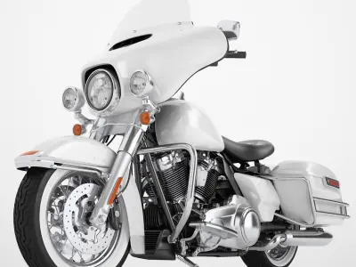 Generic Classic Motorcycle 04 3D model