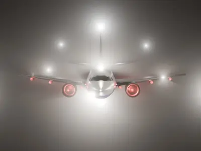 3d modeled airplane 3D model