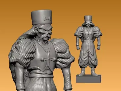 Characters from Dragon Ball Z statue - 3D print 3D print model