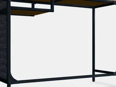 FJALLBO Laptop table Low-poly 3D model