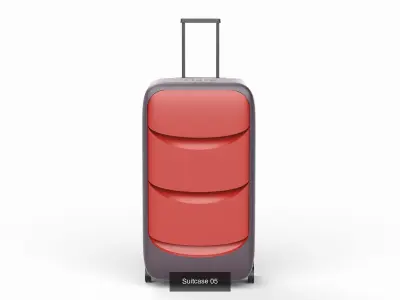  Suitcase Collection 3D Model Pack