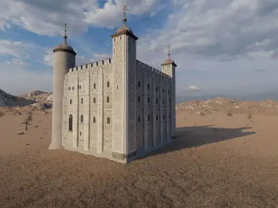 Medieval Castle 3D model purchase