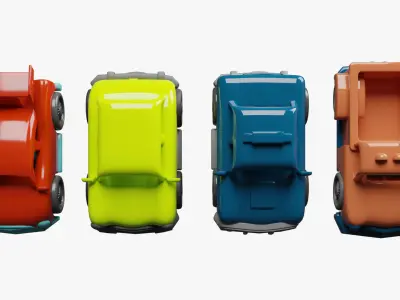 Kids Toys -  MiniCars 3D model