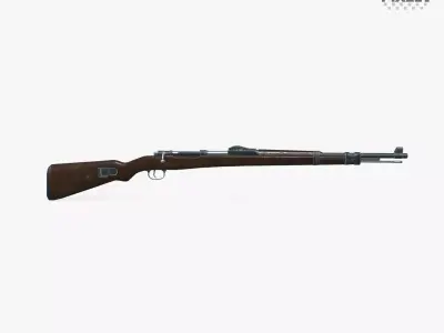 Kar 98 Low-poly 3D model