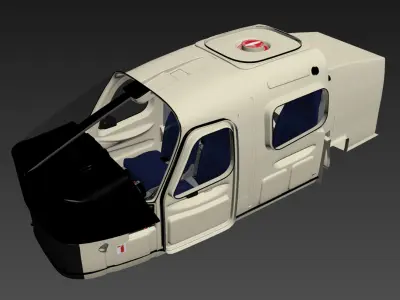 Aircraft Cabin 3D model buy