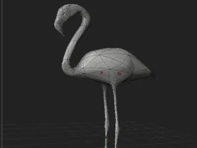 Flamingo 3D model purchase
