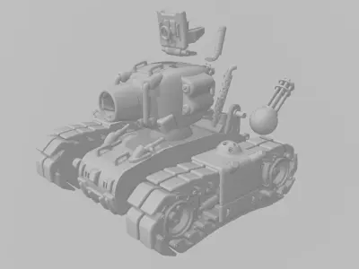Metal Slug - SV001 - The First Super Vehicle Free 3D print model