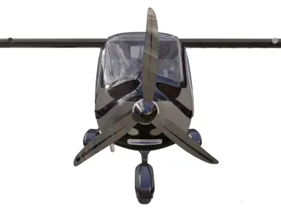 Helicopter 3D model 5