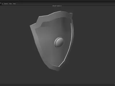 Medieval 3D Shield 3D model