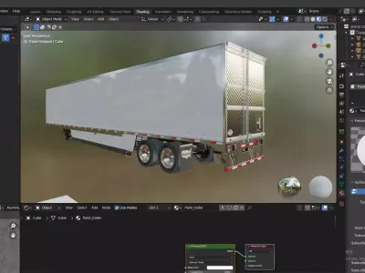 American Aero Trailer 3D model