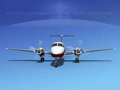 Beechcraft B1900C V11 3D model
