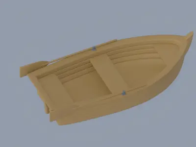 boat model 3D model from CGTrader