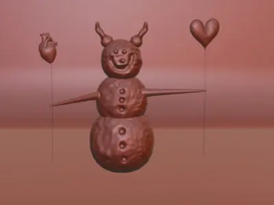 SNOWMAN 3D model purchase