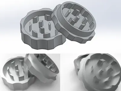 TeaTobacco Grinder Free 3D model