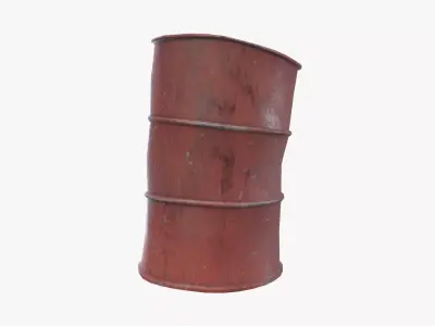 Rusty Oil Barrel 3D model purchase