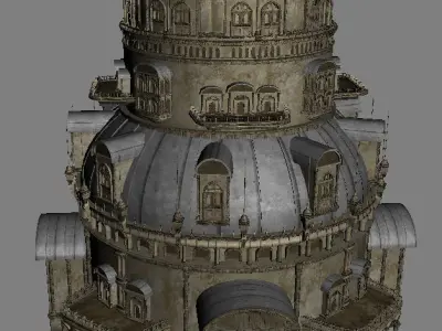 Fantasy tower 3D model buy