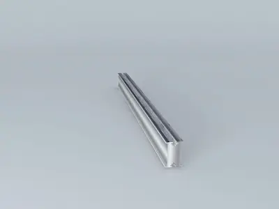 Photovoltaic support 3D model