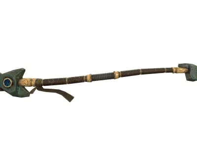 Stone Spear Low-poly 3D model