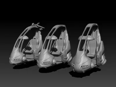 air bike 3D print model