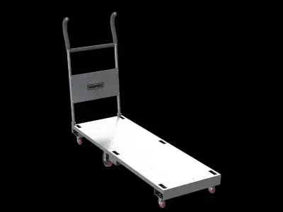 Freight roughneck steel Low-poly 3D model