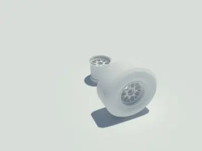 Pirelli tyre for dry weather conditions 3D model