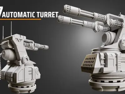 Auto Turret 3D model