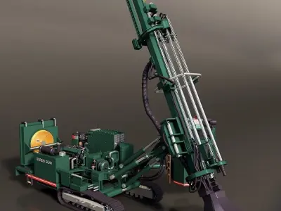 Rotary Blasthole Drill 3D model