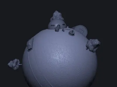 KING KAIO PLANET 3D print model